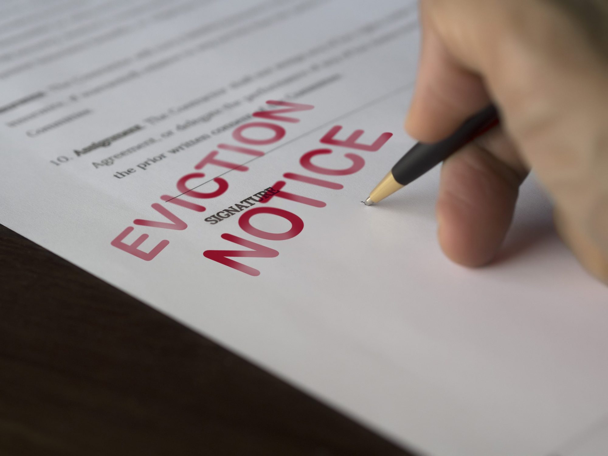 no-fault eviction