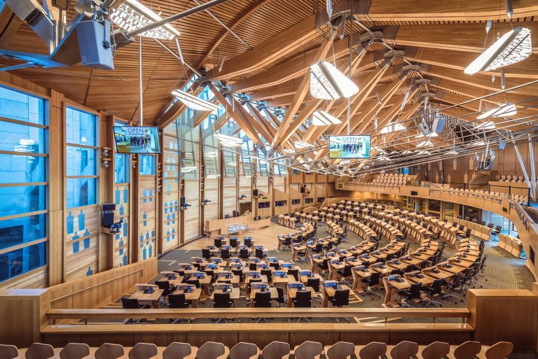 Holyrood, the Scottish Parliament