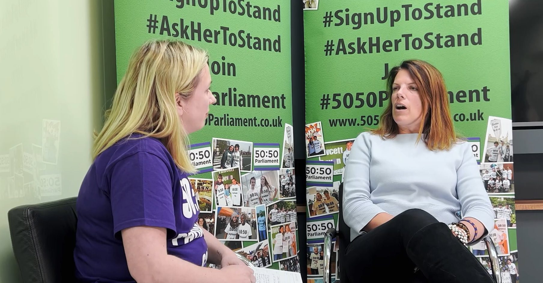 #AskHerToStand