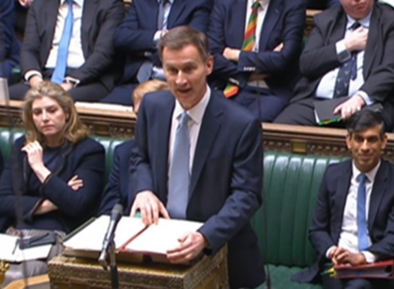 Jeremy Hunt delivers the Spring Statement and Budget