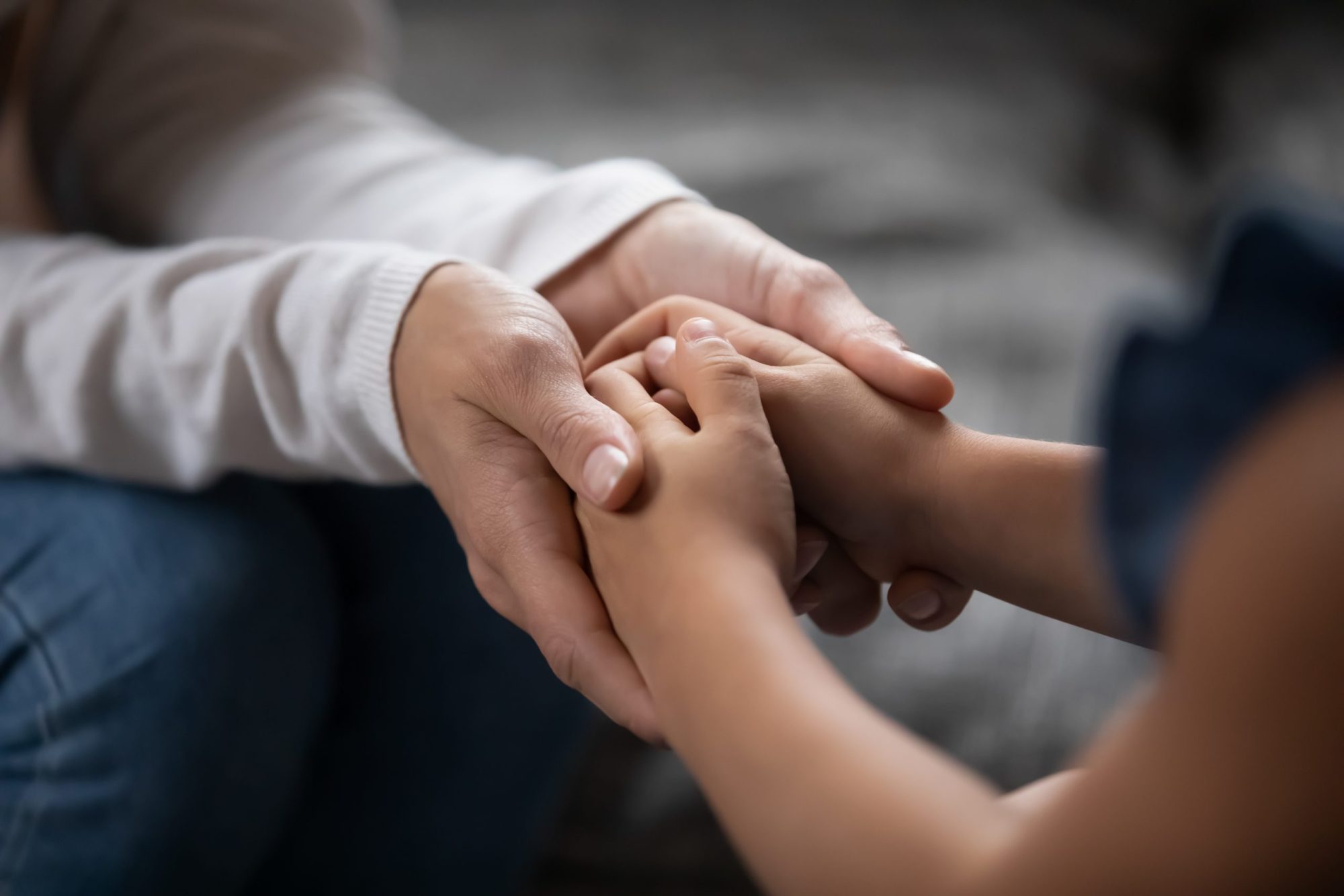 Care Worker holding hands