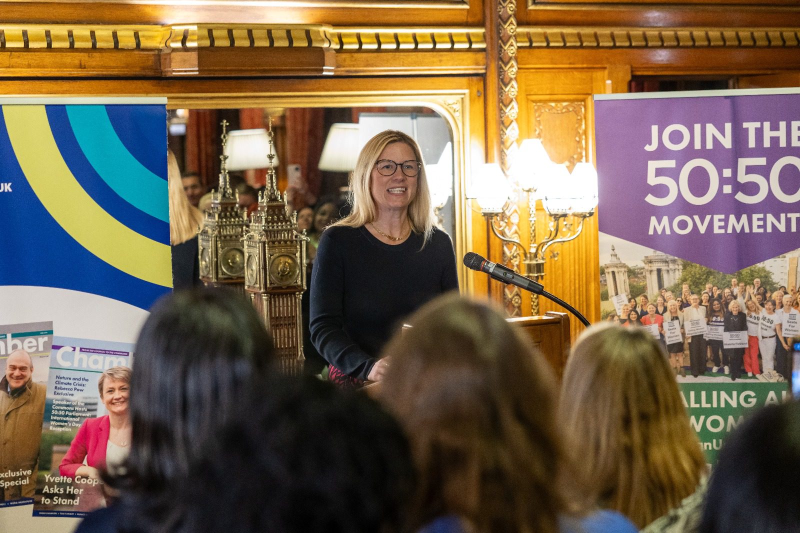 Ellie Reeves MP delivering her powerful International Women's Day speech.