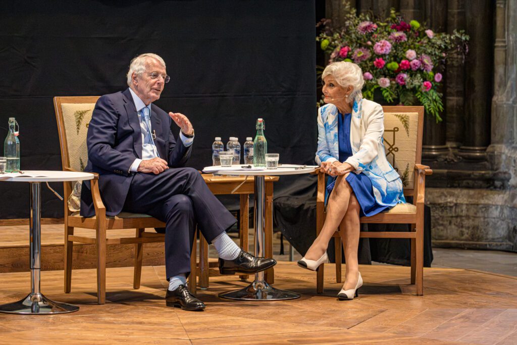 sir john major made an insightful speech on the future of Britain