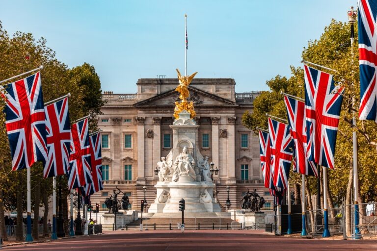 British flags - part of operation raise the colours