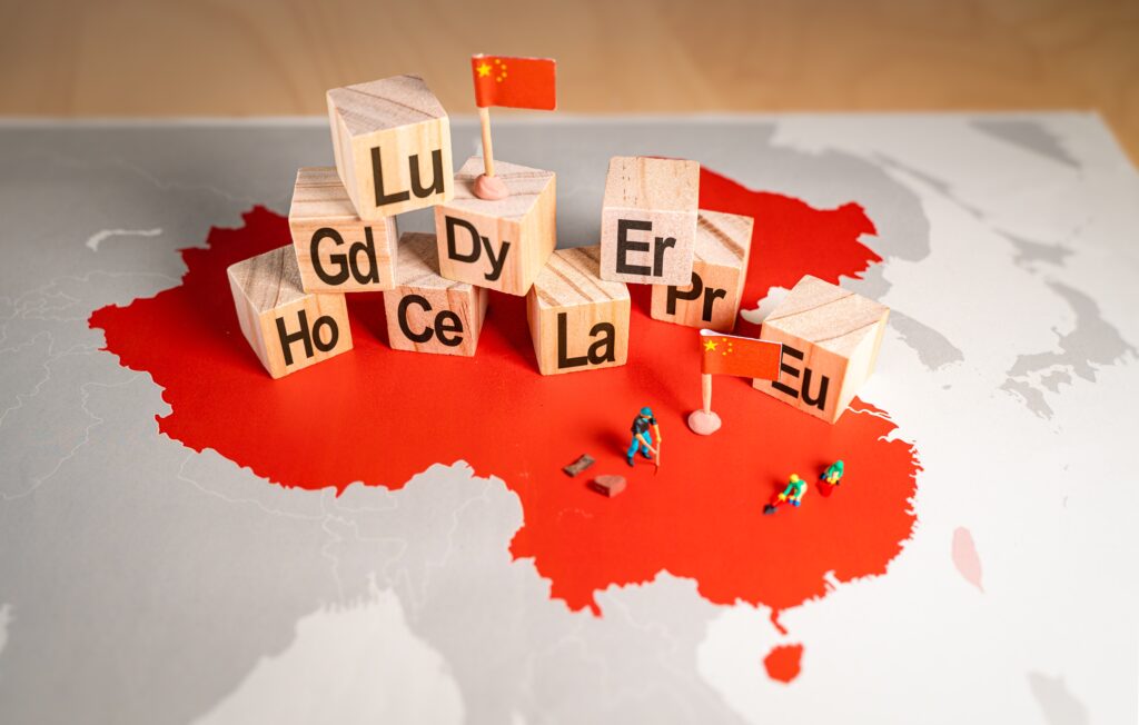 China holds a monopoly on many rare earths, important minerals for manufacturing