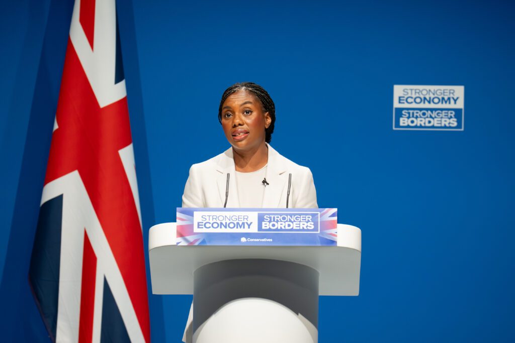 Conservative Leader, Kemi Badenoch addressed the Party Conference in Manchester on Sunday
