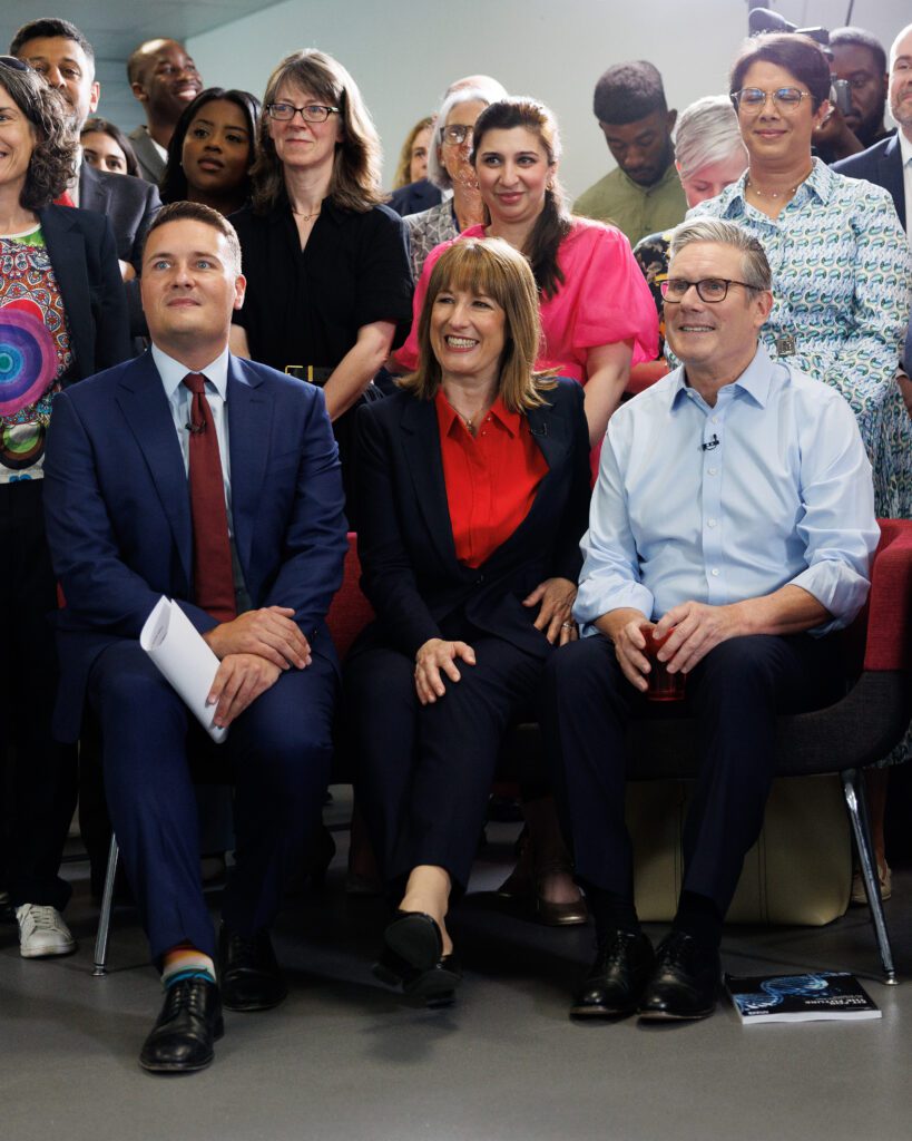 Prime Minister Keir Starmer visits the Sir Ludwig Guttmann Health Centre with Health Secretary Wes Streeting and Chancellor Rachel Reeves as the government announces its 10 year health plan. Picture by Lauren Hurley / No 10 Downing Street