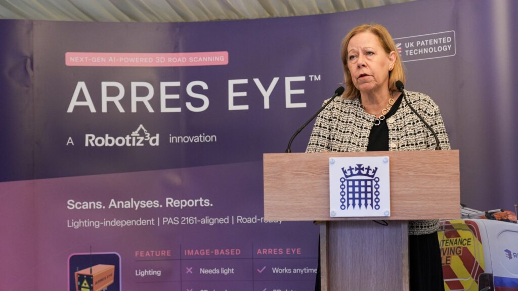 Chair of the Transport Select Committee, Ruth Cadbury MP welcoming record government funding for highways and pothole maintainance