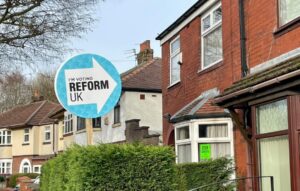 Campaign posters in Denton 2026 1