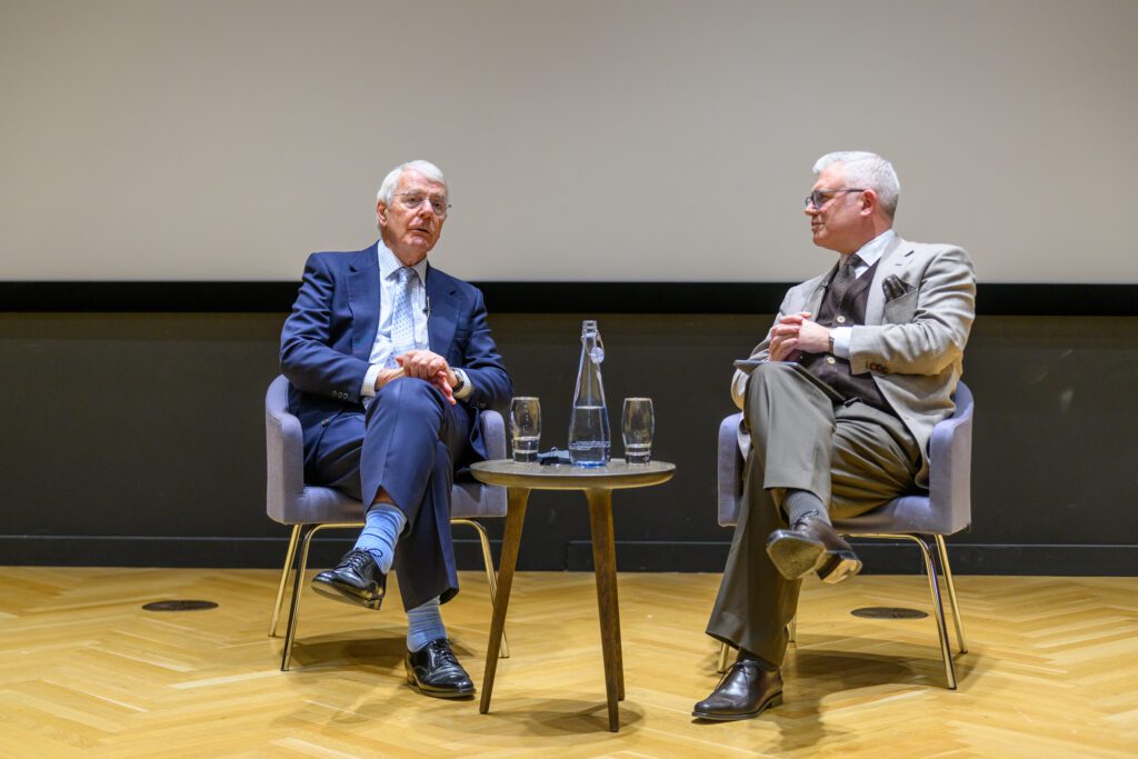 In conversation with Director of The Strand Group, Professor Jon Davis OBE, Sir John Major was confident that optimism for the future could be found with young people