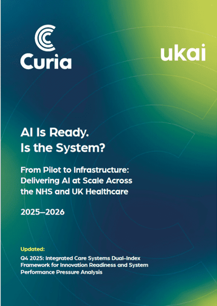 A new report from Curia and UKAI says the UK can unlock the full potential of AI in healthcare and drive economic growth through strategic infrastructure, regulatory reform, and innovative business solutions.