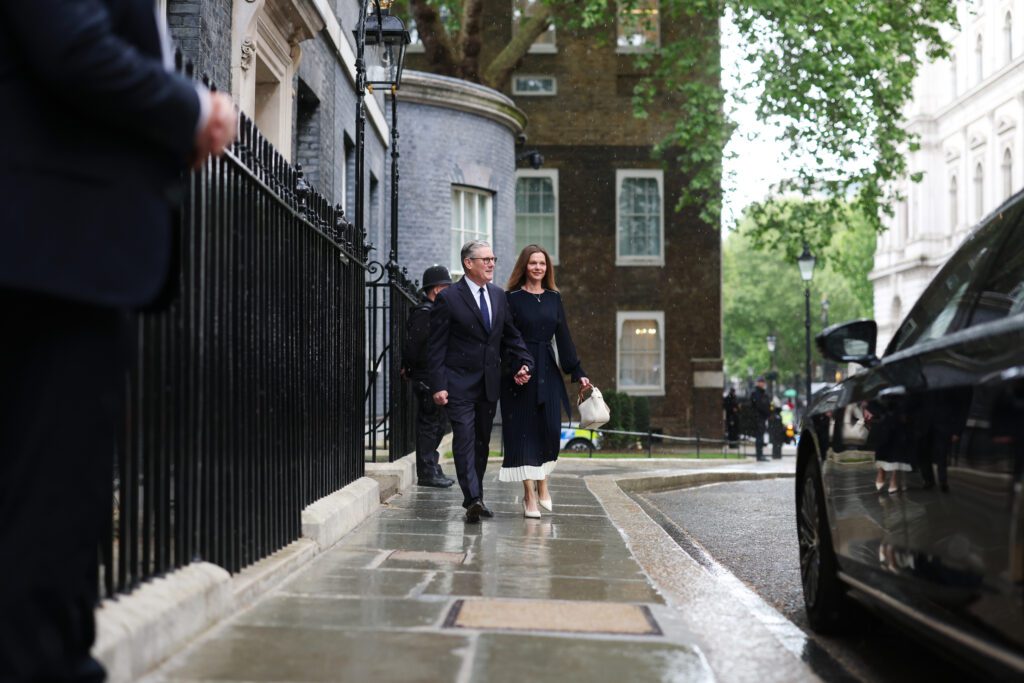 Prime Minister, Sir Keir Starmer and his wife depart 10 Downing Street to attend The King's Speech. (Picture: Lauren Hurley/No 10 Downing Street)