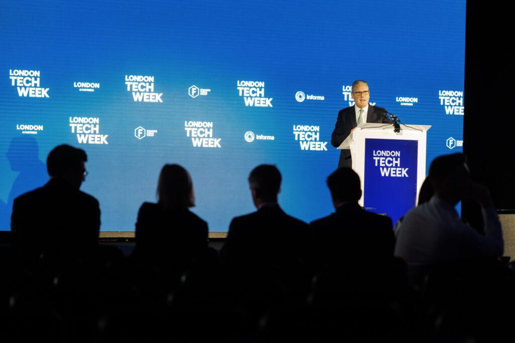 UK Prime Minister, Sir Keir Starmer told London Tech Week the Government will bring forward legislation to force firms to activate child safety features if they do not comply voluntarily within three months. (Picture: Simon Dawson/No 10 Downing Street)
