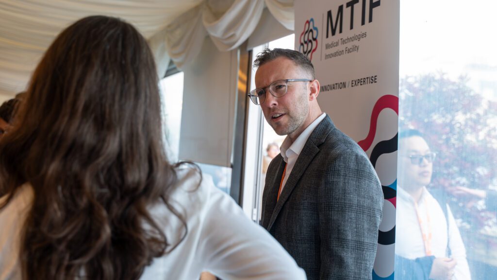 Nottingham Trent University's Medical Technologies Innovation Facility exhibited at the Parliamentary healthcare and AI showcase.