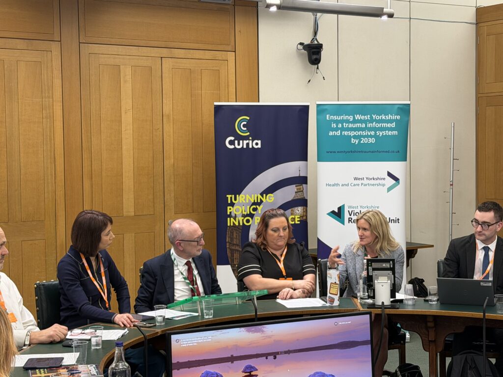 MP for Spen Valley, Kim Leadbeater joined the discussion to talk about the importance of a trauma informed Parliament and how local services can be improved across Yorkshire through an innovative approach.