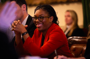 Kemi Badenoch smiling