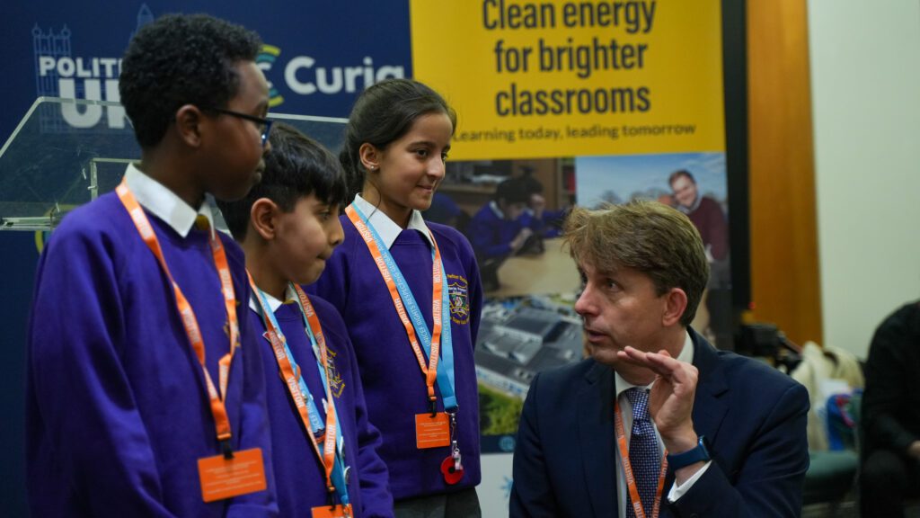 Chief Executive of Solar for Schools, Robert Schrimpff welcomed the announcement that Great British Energy would fund solar installations in 200 to 250 schools through the Department for Education, but said delivery challenges remained at the Parliamentary Showcase.