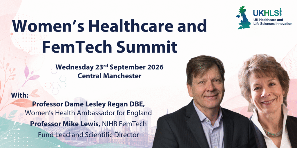 UK Healthcare and Life Sciences Innovation (UKHLSI) will host their Women's Health and FemTech summit giving UK businesses the opportunity to pitch for part of the NIHR FemTech Challenge Fund.