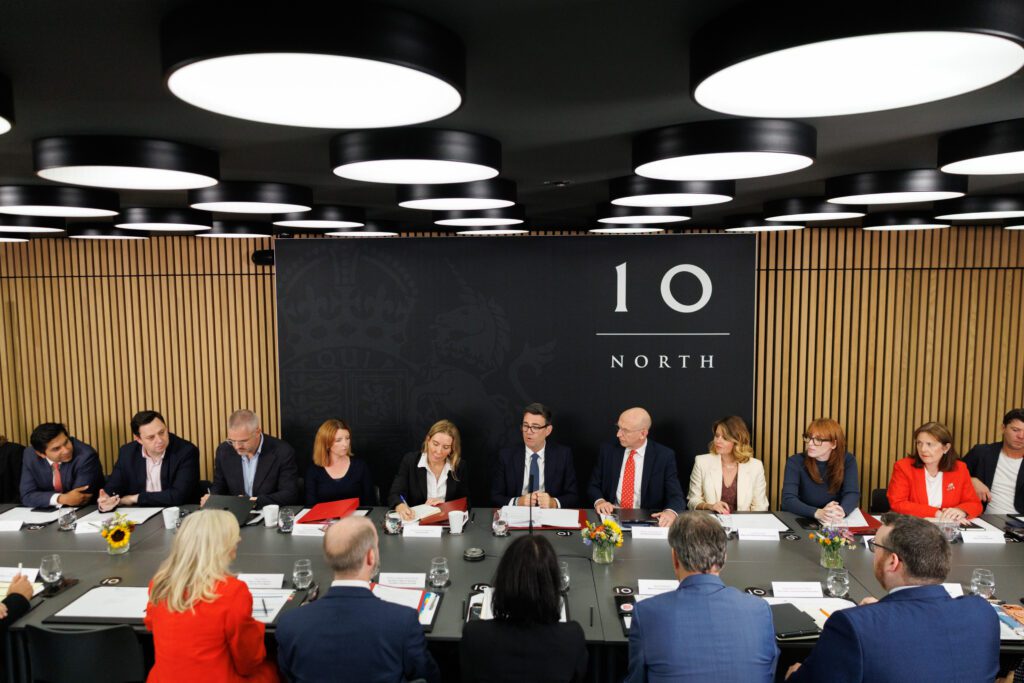 The Government says its new procurement model will support “devolution by default”, giving local and mayoral leaders a greater role in aligning public contracts with regional skills shortages, employment needs and economic priorities. (Photo: Simon Dawson/No 10 Downing Street)