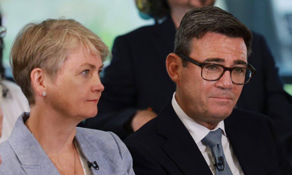 Prime Minister, Andy Burnham, and Health and Social Care Secretary, Yvette Cooper have announced a £343 million expansion of community mental health services support, including 100 new community mental health centres and 59 dedicated mental health emergency departments across England. (Photo: Lauren Hurley/No 10 Downing Street)