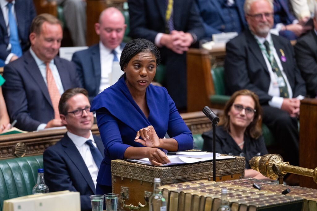 Leader of the Opposition, Kemi Badenoch challenged Prime Minister Andy Burnham over tax, welfare spending, and defence during his first Prime Minister’s Questions. (Photo: House of Commons)