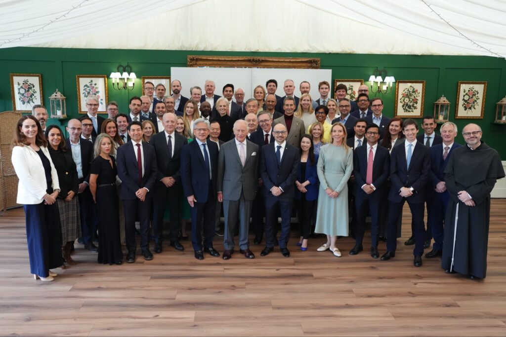 King Charles meets senior technology leaders from Nvidia, Google DeepMind, OpenAI, and Anthropic at Dumfries House in Scotland to discuss the safe and responsible development of artificial intelligence. (Photo: Buckingham Palace)