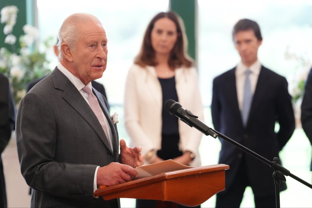 The King warned of the “existential dangers” of AI falling into the wrong hands, asking whether sufficient controls could be established “before it is all too late”. (Photo: Buckingham Palace)