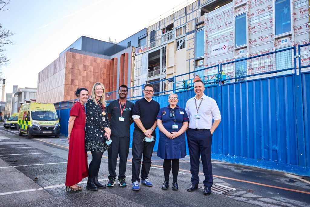 As Mayor of Manchester, Andy Burnham visited the new resus department at Manchester NHS Royal Infirmary. (Photo: Manchester University NHS Foundation Trust)