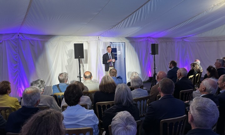 At the former home of Ted Heath, Andy Street came to make the case for rebuilding the centre right. The audience showed him just how difficult that might be.