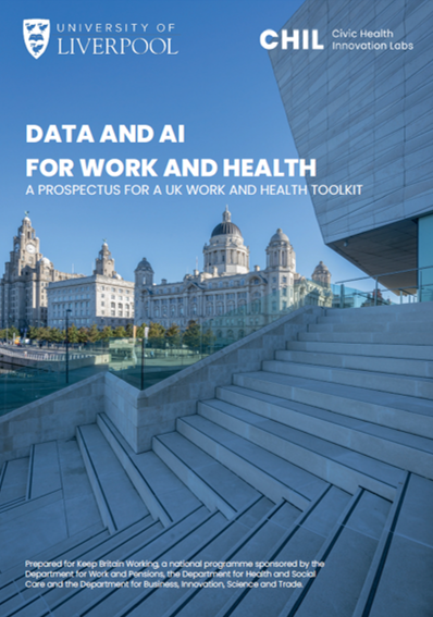 Data and AI for work report front cover
